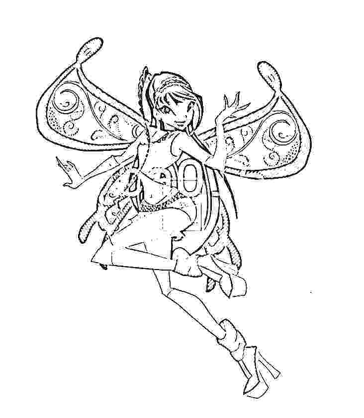 732x842 Cookies In Bloom On Winx Club Bloom Enchantix Coloring Pages