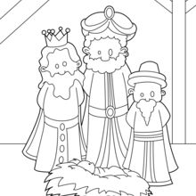 220x220 Three Wise Men Coloring Pages
