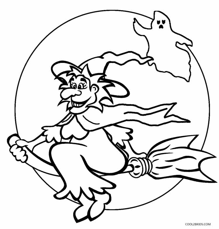 750x783 Printable Witch Coloring Pages For Kids Cool2bkids