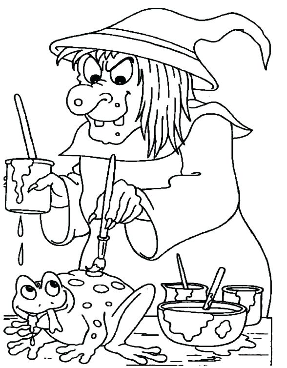 588x754 Witch Coloring Page Witches Coloring Pages Witch Coloring Pages