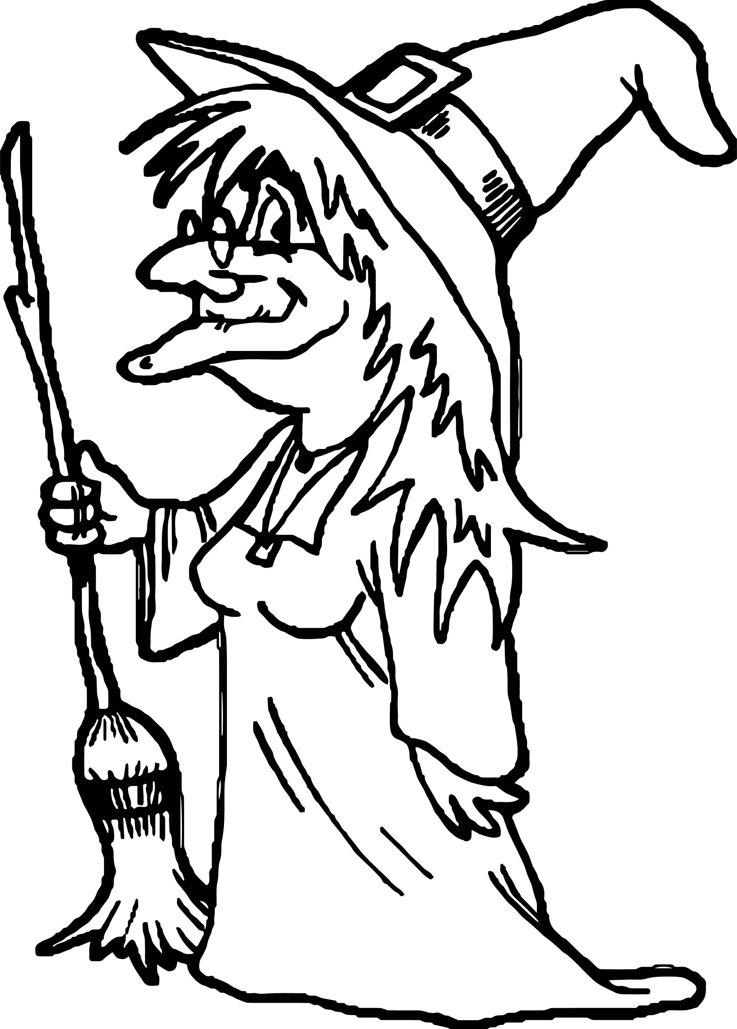 2507x3498 Any Witch Coloring Page Free Printable Pages Kids Scarlet Shoes