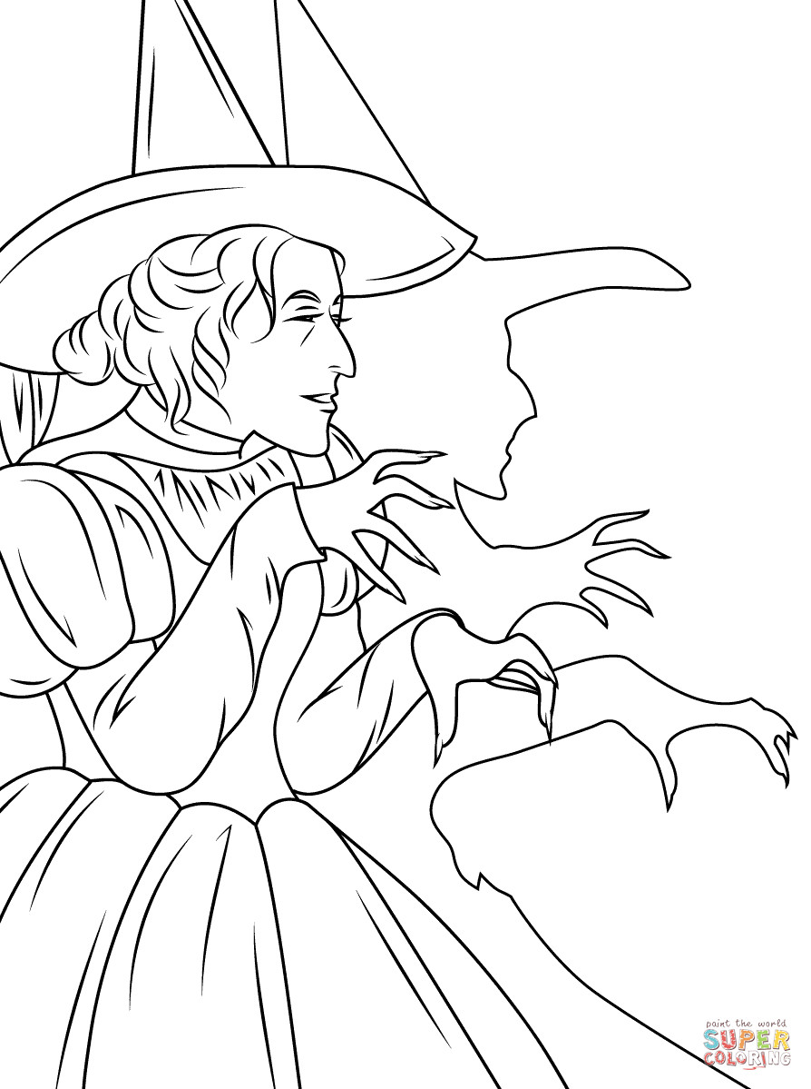 894x1199 Witch Coloring Sheets Wagashiya