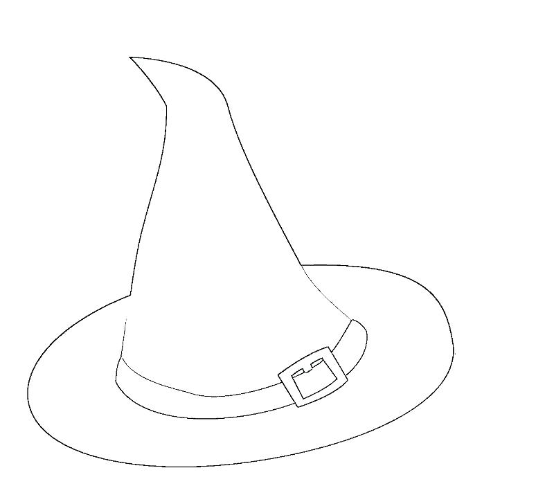 800x728 Witch Hat Coloring Page Adult Witch Hat Coloring Pages Witch Hat