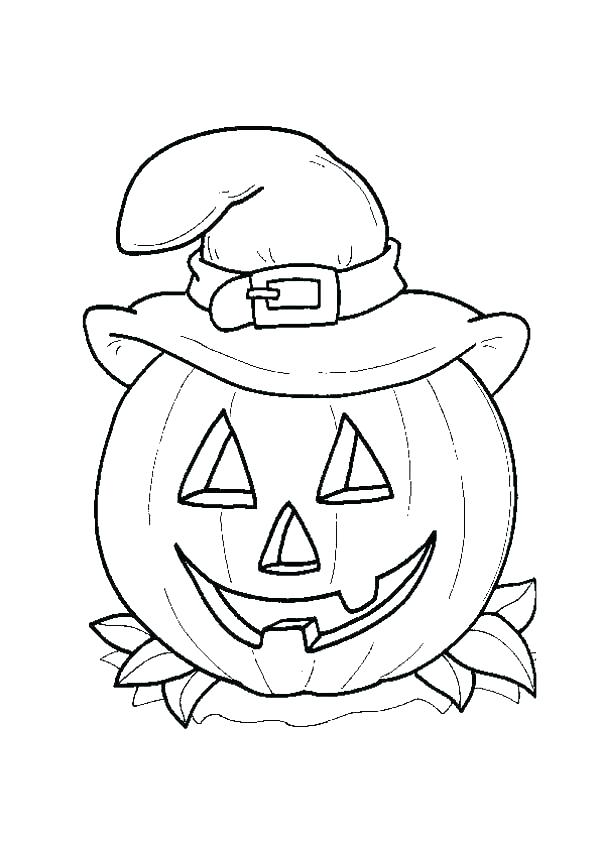 600x849 Witch Hat Coloring Page Winter Hat Coloring Page Scarecrow Hat