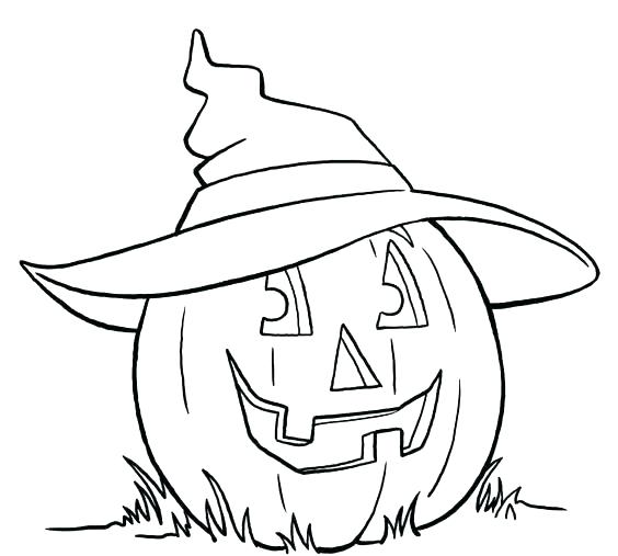 564x507 Coloring Witch Hat Coloring Page Pumpkin Using Pages Print. Witch
