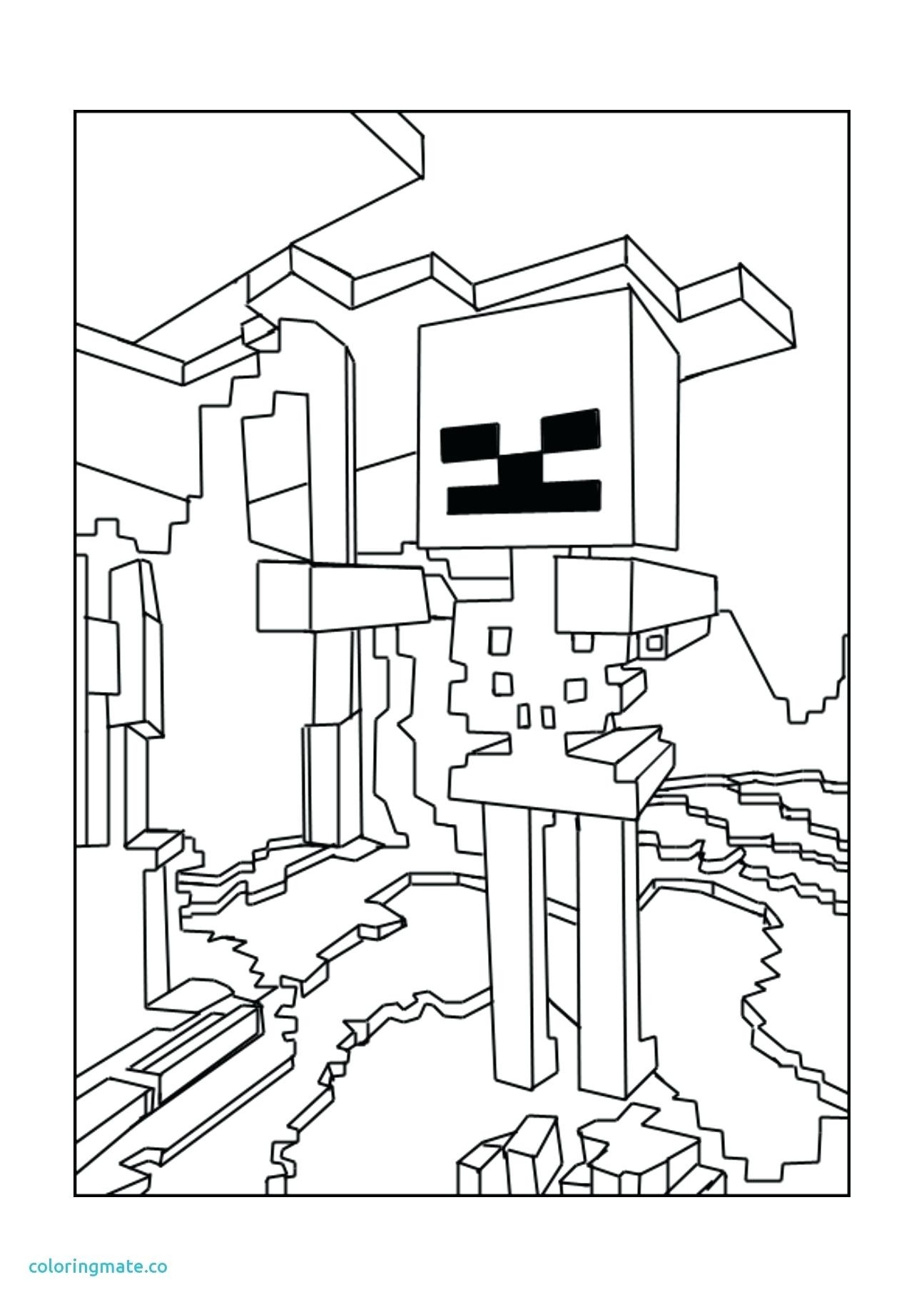 1295x1832 Minecraft Wither Skeleton Coloring Pages To Print 13 B Full Size