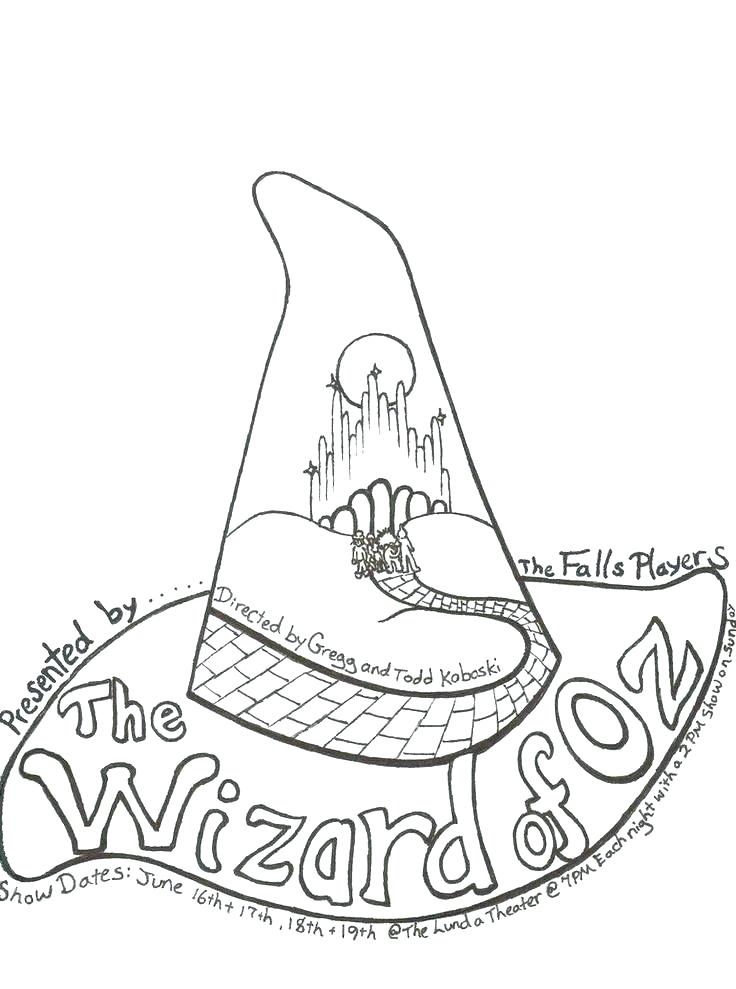 736x989 Wizard Coloring Page Wizard Of Oz Coloring Page Wizard Coloring