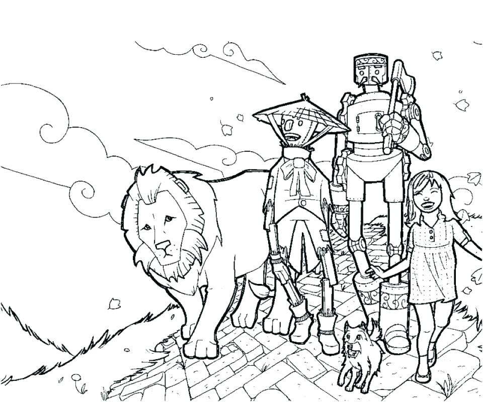 960x800 Wizard Of Oz Coloring Pages Dorothy Coloring Pages Wizard Of Oz