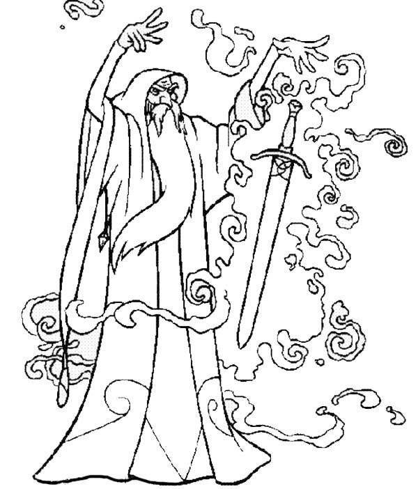 600x702 Beautiful Design Wizard Coloring Pages For Adults Of Oz Emerald