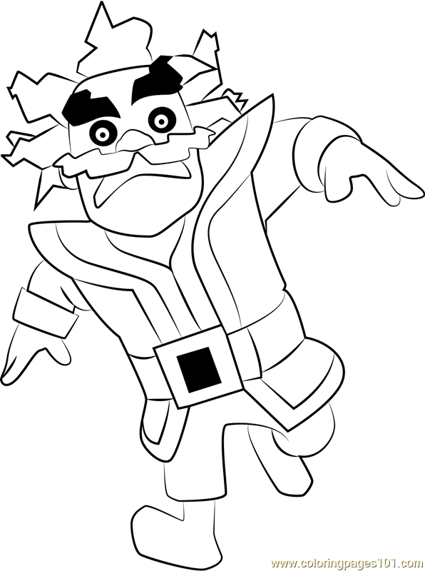 596x800 Electro Wizard Coloring Page