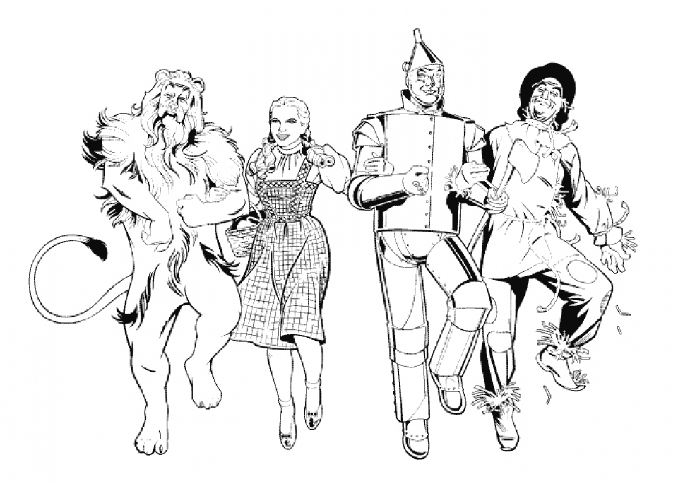Wizard Of Oz Coloring Pages Emerald City