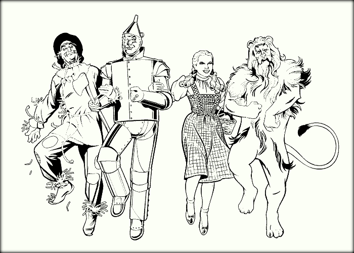 700x500 Emerald City Wizard Of Oz Coloring Pages