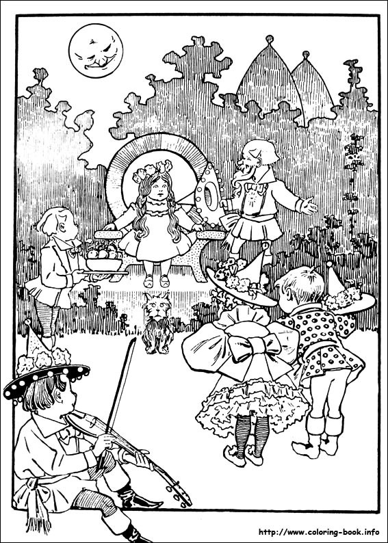 567x794 Marvellous Design Printable Wizard Oz Coloring Pages 25 Free