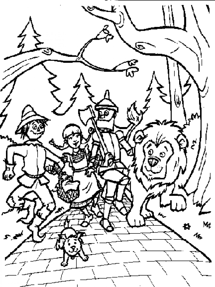 720x960 Get This Wizard Of Oz Coloring Pages To Print For Kids Q1cin !