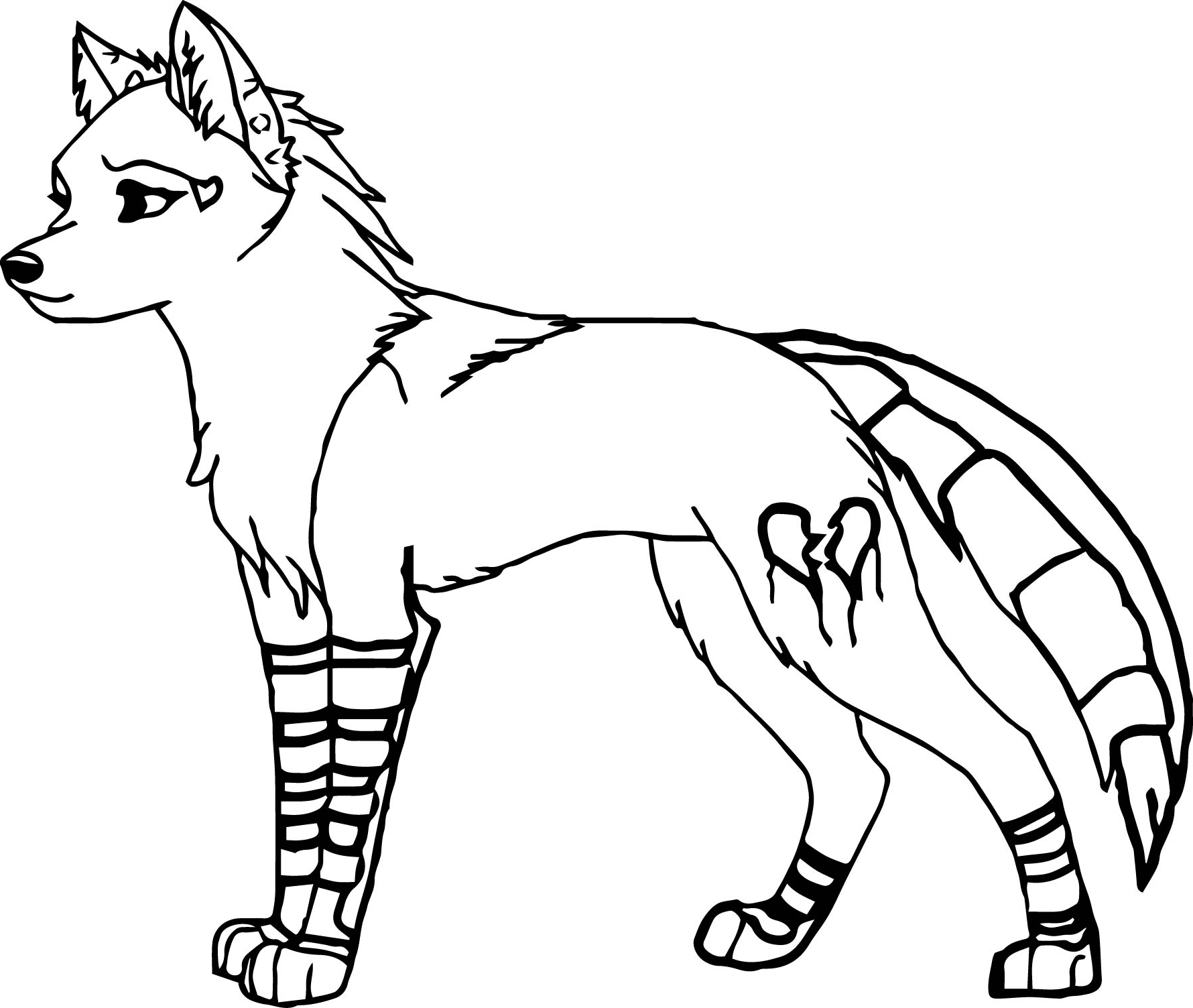 1780x1504 Wolf Coloring Pages