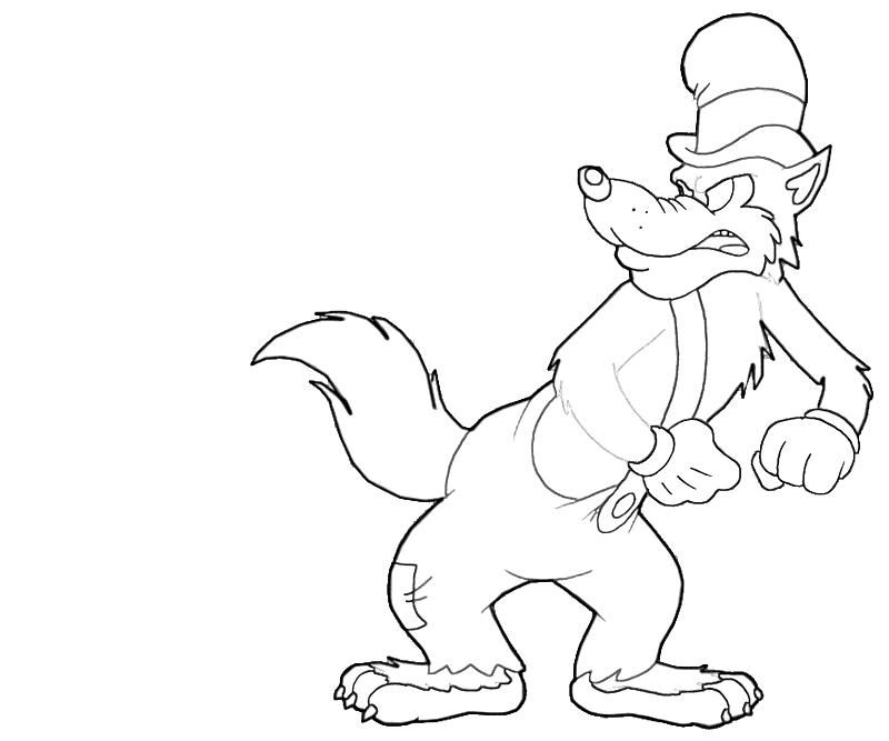 800x667 Big Bad Wolf Coloring Pages Printable Coloring Pages