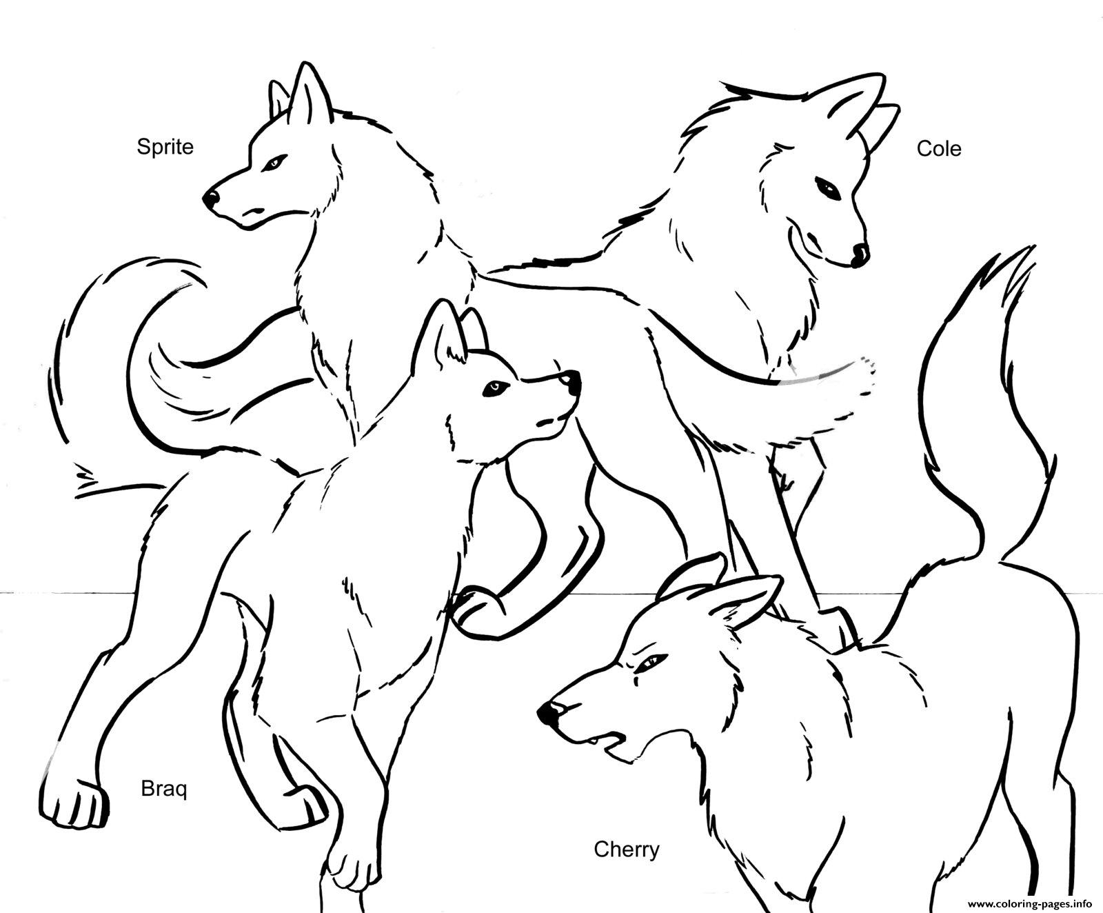 Wolf Coloring Pages Printable