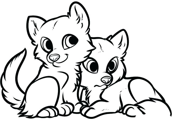 700x500 Printable Wolf Coloring Pages Sketch Wolf Coloring Page Realistic