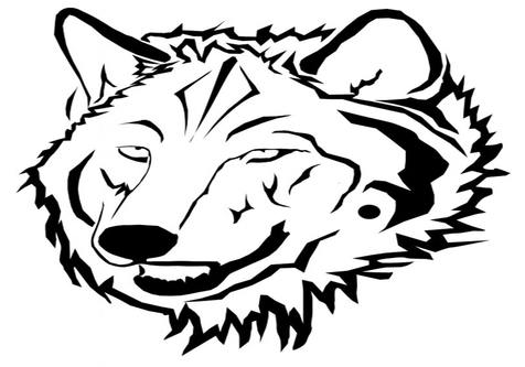 Wolf Head Coloring Pages