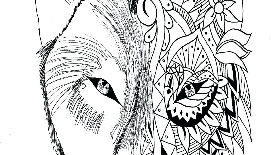960x544 Grey Wolf Coloring Pages Look Real For Adult Realistic Free Free