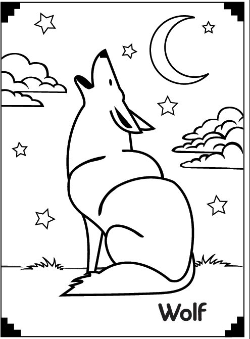 495x671 Best Wolf Head Coloring Page Free 2246 Printable