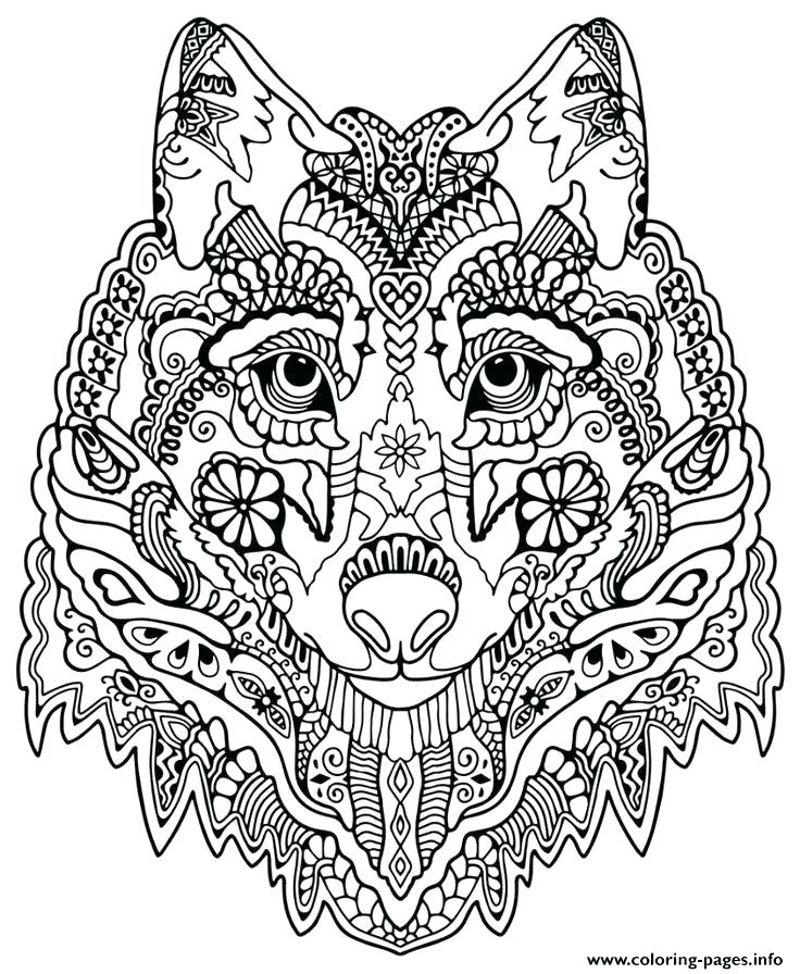 736x896 Wolf Face Coloring Page Head Coloring Page Coloring Pages Simple