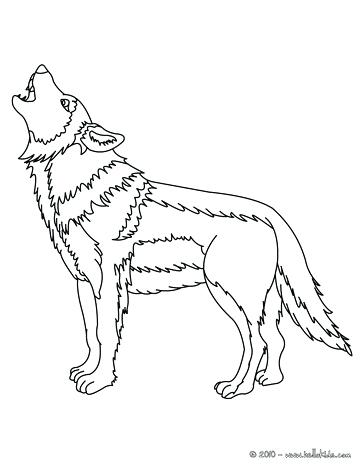 364x470 Howling Wolf Coloring Pages Wolf Howling Moon Coloring Pages