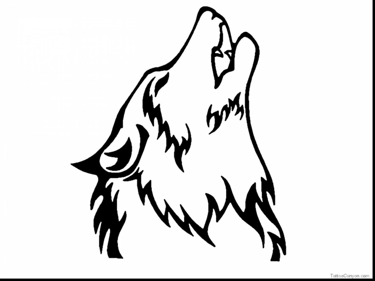 1540x1155 Realistic Wolf Howling Coloring Pages Acpra