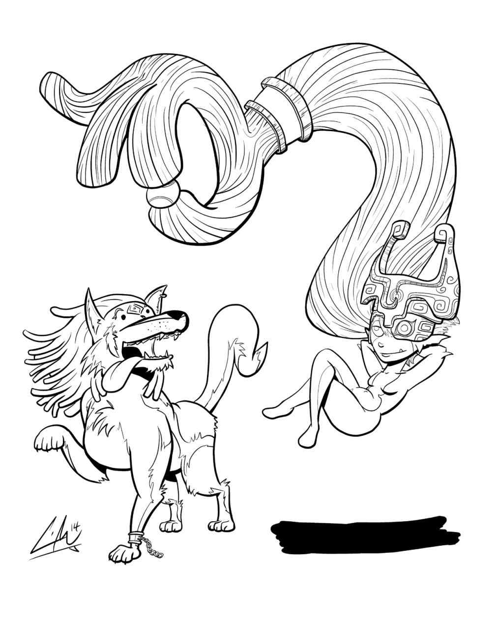1011x1264 Midna Coloring Pages Online Coloring Printable