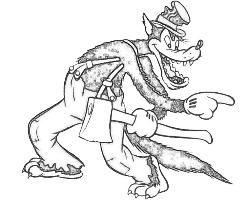 800x667 Bad Wolf Coloring Pages