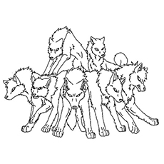 230x230 Top 15 Free Printable Wolf Coloring Pages Online