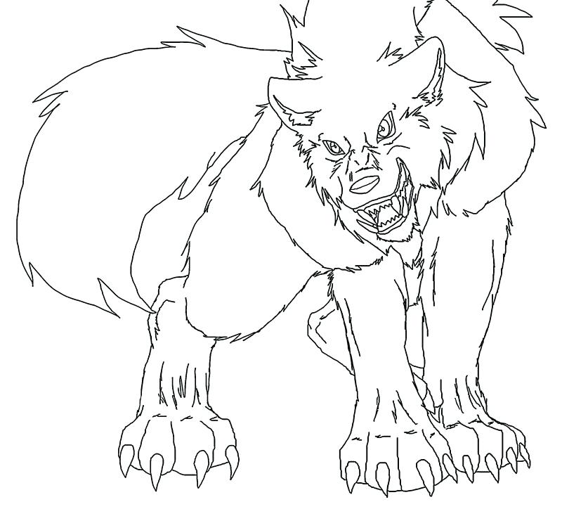 800x724 Anime Wolf Coloring Pages Wolf Coloring Pages Anime Wolf