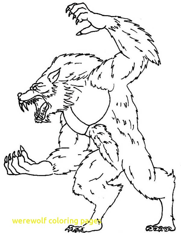 600x785 Werewolf Coloring Pages With Wolfman Coloring Pages Werewolf