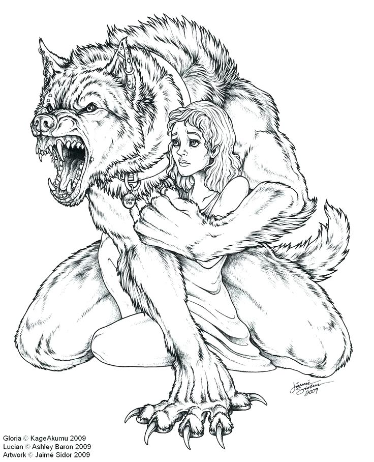 736x908 Wolfman Coloring Pages Coloring Pages Best Werewolf Drawings Ideas