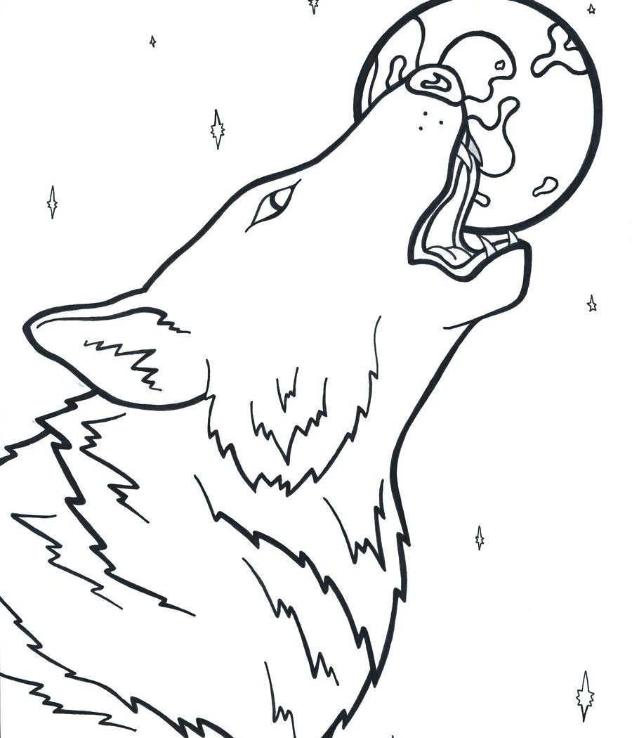 900x1050 Stupendous Wolfman Colorings For Kids Werewolf Coloring Pages