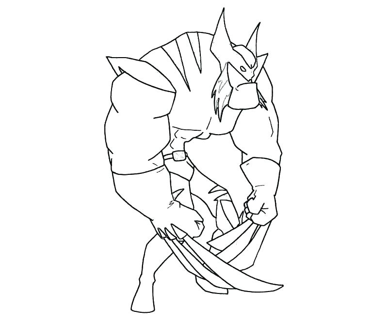 800x667 Baby Wolverine Coloring Page Square Pages