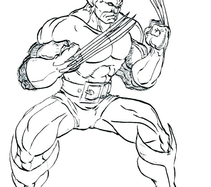 678x600 Wolverine Coloring Pages Printable Printable Comic Pages Wolverine