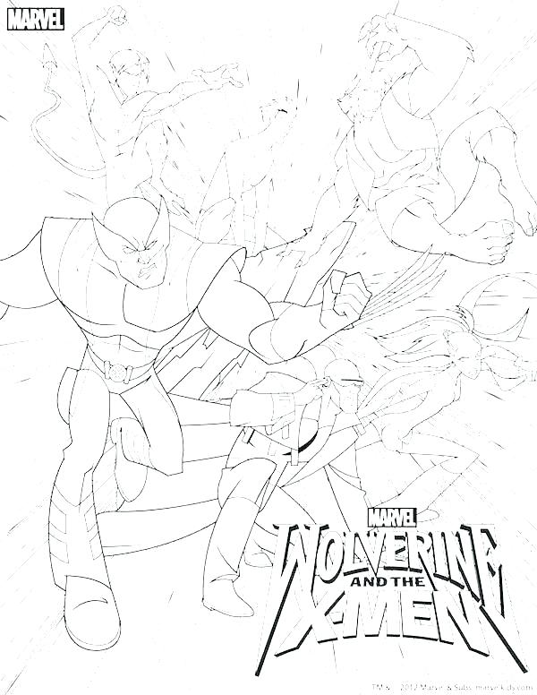 600x776 Wolverine Coloring Pages Printable Wolverine Coloring Book Cool
