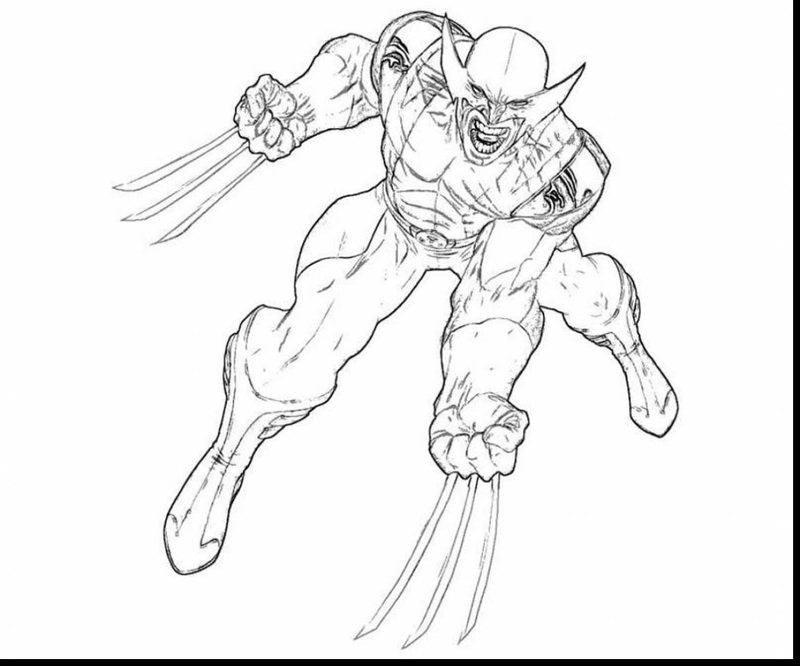 1155x962 Wolverine Animal Coloring Page Free Printable Pages Best