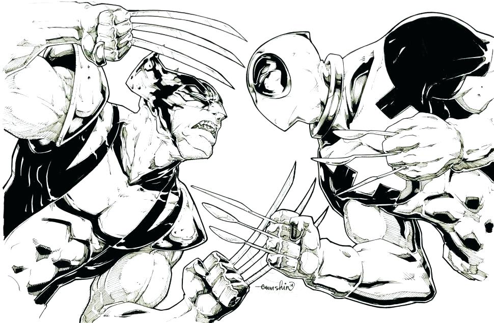 970x634 Wolverine Color Pages Wolverine Coloring Pages Wolverine Color