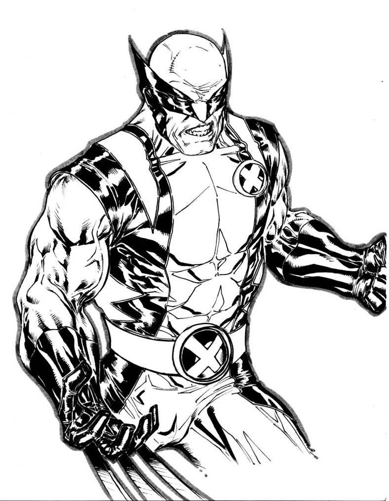 788x1013 Wolverine Coloring Pages 360coloringpages