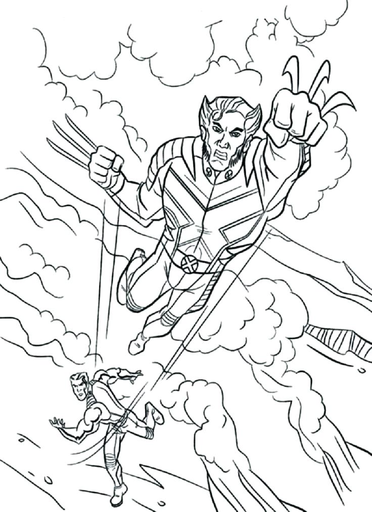 Wolverine Coloring Pages