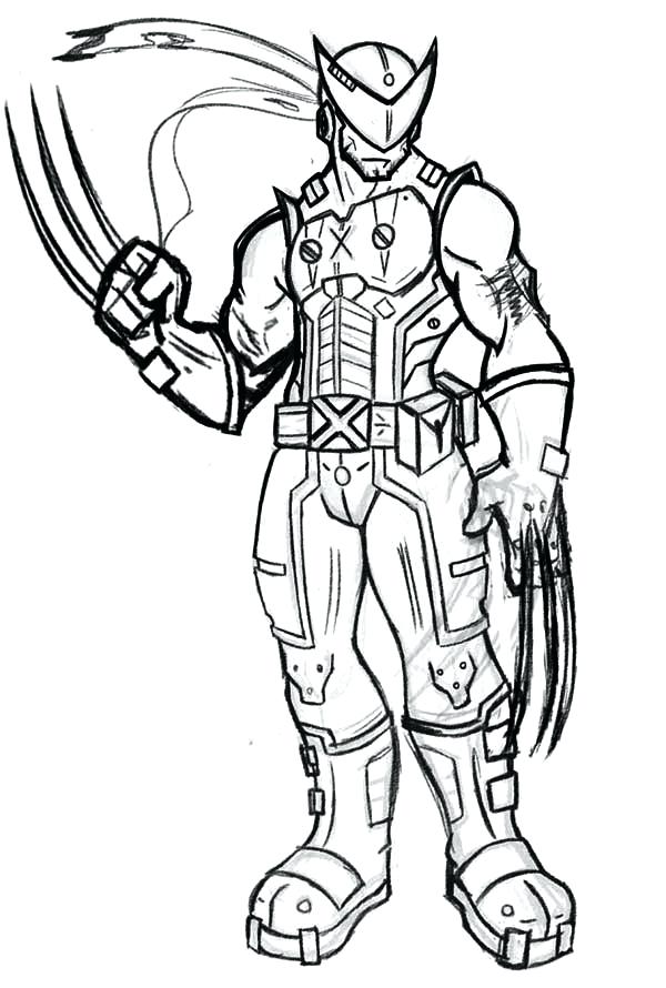600x890 Coloring Pages Wolverine Wolverine Coloring Pages Free Printable