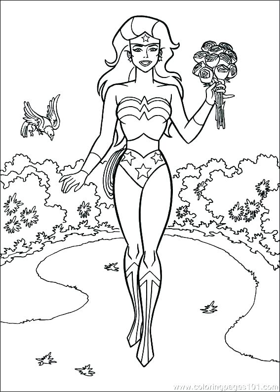 567x794 Woman Coloring Page Coloring Page Wonder Woman Coloring Book