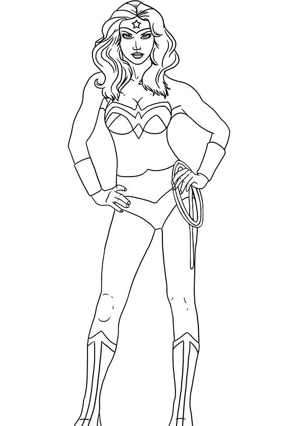 595x842 Wonder Woman Coloring Page Wonder Woman Coloring Pages Coloring
