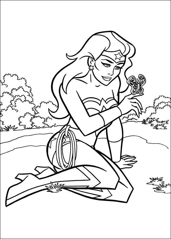 567x794 Dibujos Para Colorear Wonder Woman Mujer Maravilla 31 Dibujos