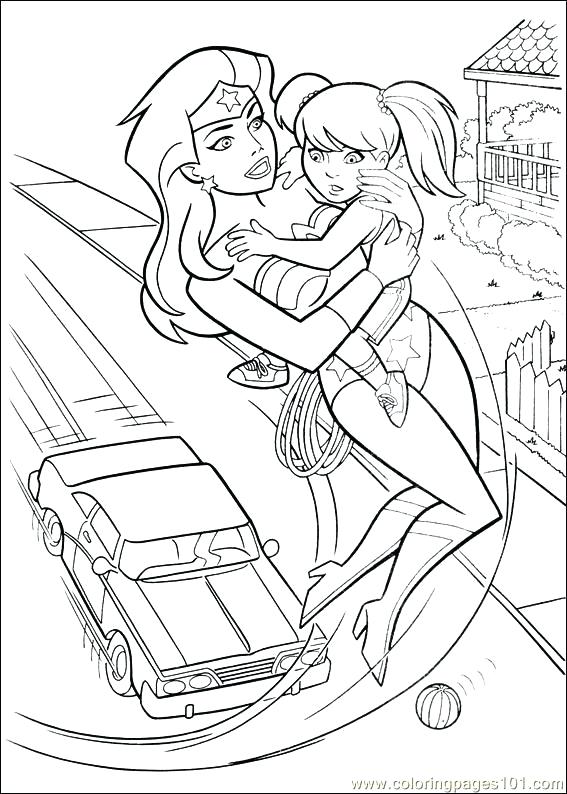 567x794 Wonder Woman Coloring Pages Print Free Wonder Woman Coloring Pages