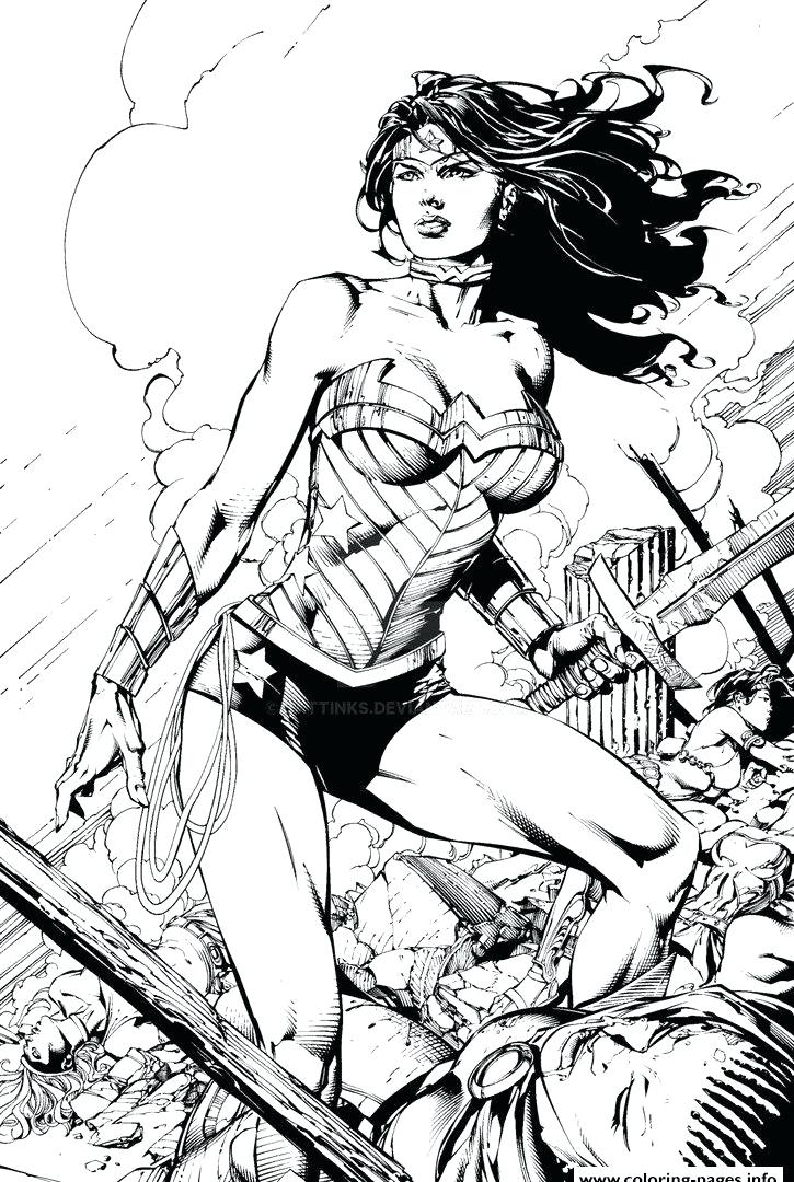 725x1080 Woman Coloring Pages Free Wonder Woman Coloring Pages For Girls
