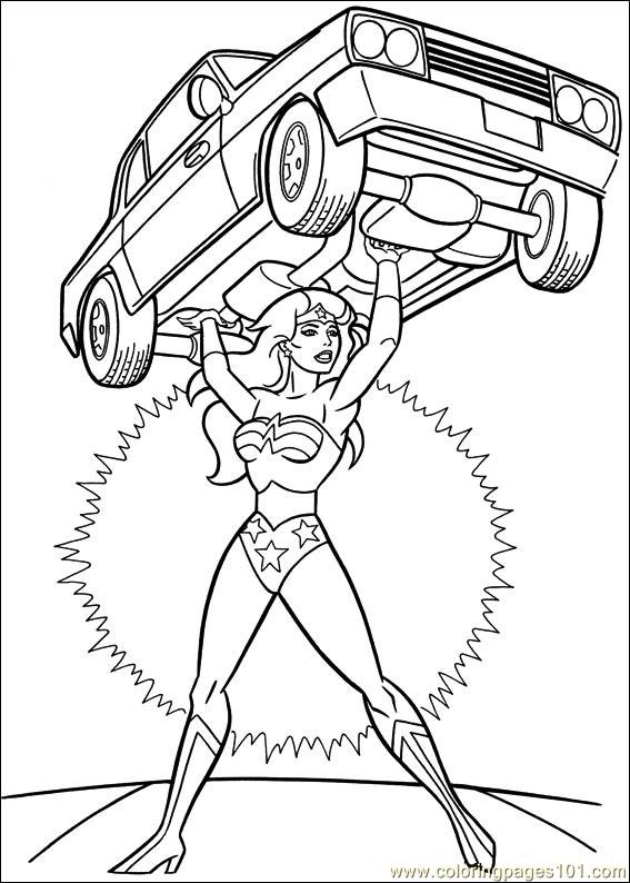 567x794 Wonder Woman 28 Coloring Page