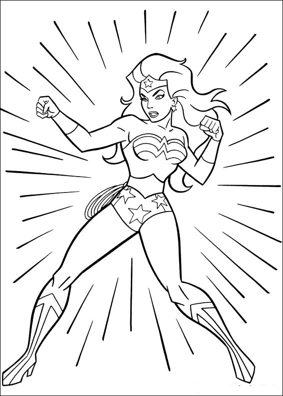 567x794 Wonder Woman Coloring Pages